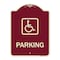 Signmission Parking Handicapped Symbol Heavy-Gauge Aluminum Architectural Sign, 24" x 18", BU-1824-23477 A-DES-BU-1824-23477 - alternate 1